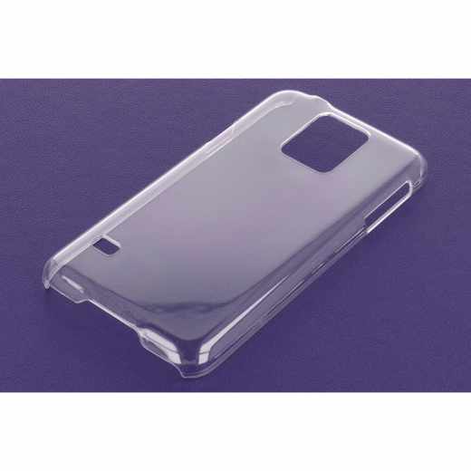 Xqisit iPlate Glossy Case Backcover Schutzh&uuml;lle Samsung Galaxy S5 transparent 