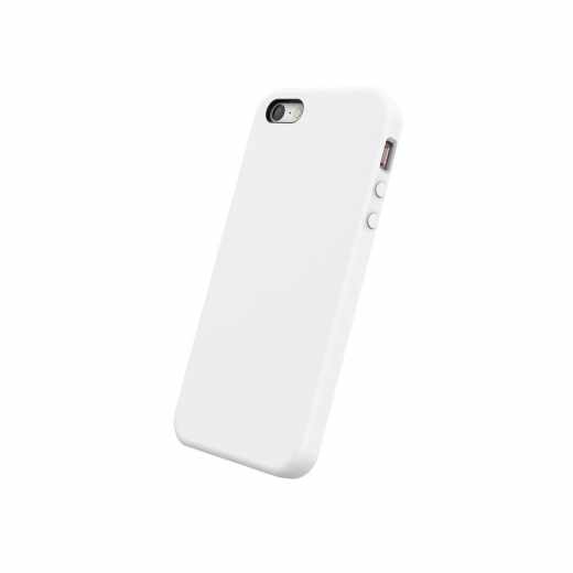 Networx Silikon Case Handy-Schutzh&uuml;lle f&uuml;r Apple iPhone SE wei&szlig; - neu