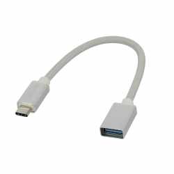 Networx USB-C to USB-A F 18 cm Kabel Adapter silber
