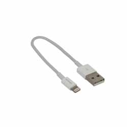 Networx Daten- und Ladekabel Lightning auf USB Kabel 12 cm wei&szlig; - neu