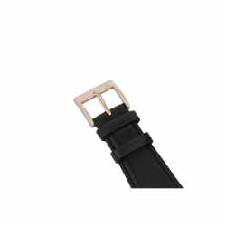 Roobaya Nappa Leder Armband f&uuml;r Apple Watch Series 1, 2 &amp; 3 42 mm schwarz gold