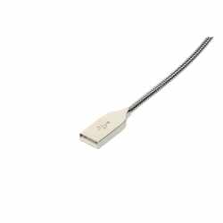 Networx Premium Lightning Kabel mit Aluminiumh&uuml;lle Datenkabel 1 m silber - neu