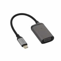 Networx USB-C Hub to USB-C/VGA  Adapter Verteiler spacegrey - neu