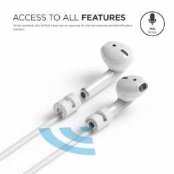 elago AirPods Strap f&uuml;r Apple Headset Headphone Ohrh&ouml;rer wei&szlig; - neu