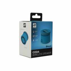 ifrogz Audio-Coda Wireless Speaker Bluetooth Lautsprecher mit Mikrofon blau - sehr gut
