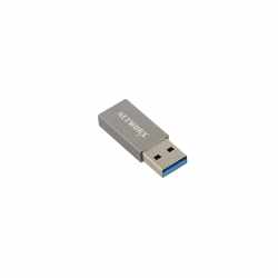Networx USB-Adapter USB A auf USB C Aluminium space grau
