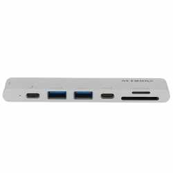 Networx Dual USB-C Hub HDMI Adapter Apple MacBook Pro silber - sehr gut