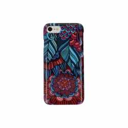 Networx Jungle Case Apple iPhone 7 Blume Schutzh&uuml;lle Handy Cover Backcover rot