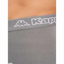 Boxershorts Kappa Uomo elastisch K1211 Grigio Unito Slip Schl&uuml;pfer Gr. XXL grau