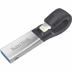 SanDisk iXpand FlashDrive 128GB Apple USB 3,0 Speicherstick Festplatte schwarz