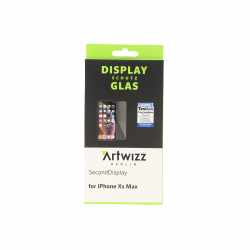 Artwizz SecondDisplay Apple iPhoneXsMax Displayschutz Folie Sicherheitsglas klar