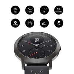 Withings Steel HR Sport Multi-Sport Hybrid Smartwatch GPS...