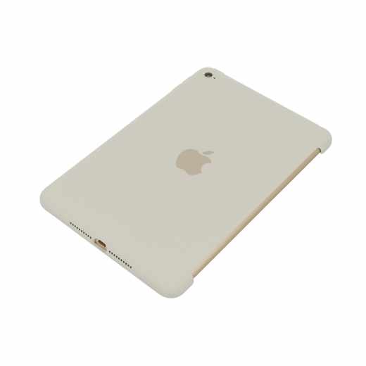 Apple iPad mini 4 Silikon Case Schutzh&uuml;lle Tabletschutz Silikon Case stein - wie neu