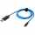 Networx Glow Lightning Kabel Ladekabel mit Farblichtstr&ouml;men blau - neu