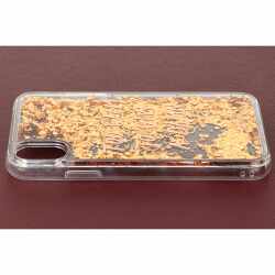 LAUT Pop Glitter Glam Case Apple iPhone X Schutzh&uuml;lle Handy Cover gold - neu