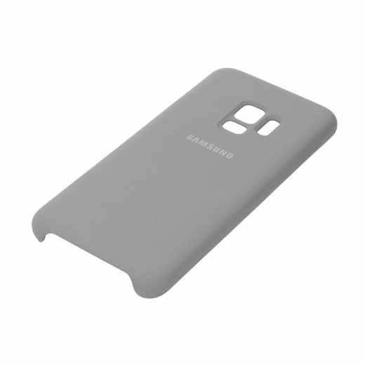 Samsung Galaxy S9 Silicone Schutzh&uuml;lle Cover H&uuml;lle G960 Backcover grau - neu