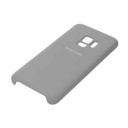 Samsung Galaxy S9 Silicone Schutzh&uuml;lle Cover H&uuml;lle G960 Backcover grau - neu