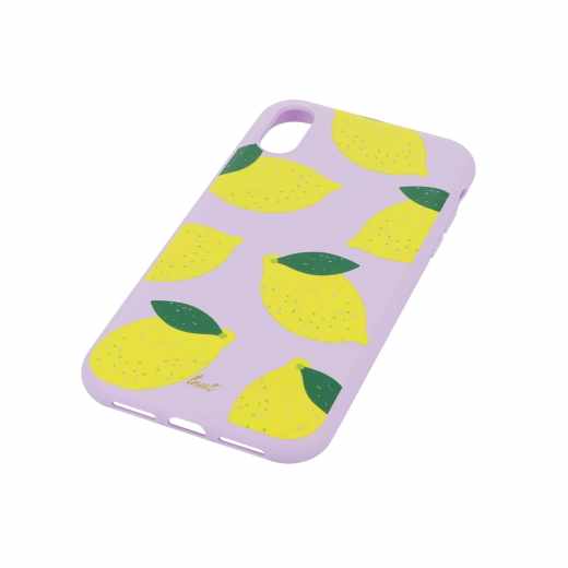 LAUT Tutti Frutti Lemon M Schutzh&uuml;lle Apple iPhone XR Backcover mit Fruchtduft - neu