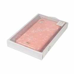 LAUT Pearl M Schutzh&uuml;lle f&uuml;r iPhone XR Perlglanz 3D Effekt Backcover Case Pink Rose