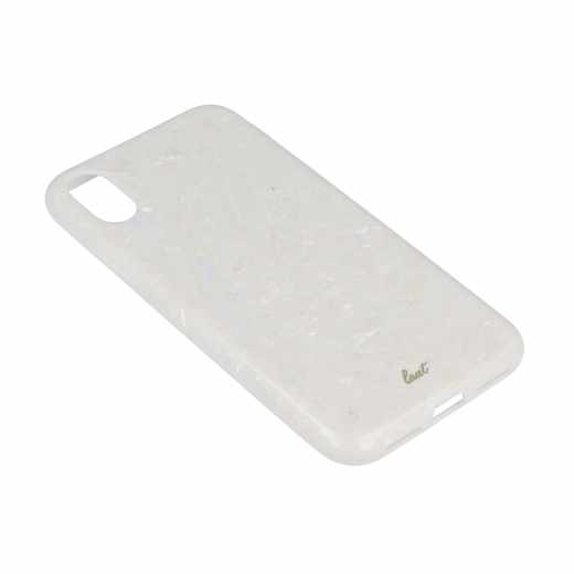 LAUT Pop Arctic Pearl Apple iPhone X Schutzh&uuml;lle Case Backcover Anti-Scratch wei&szlig; - neu