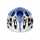 Roadluxhelm Gr.M (54-58cm) Fahrradhelm LED-Leuchten Helm blau/wei&szlig;