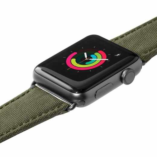 LAUT Technical Ersatzarmband f&uuml;r Apple Watch 38 mm und 40 mm Armband gr&uuml;n
