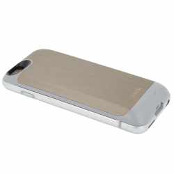 moshi iGlaze Handyschale mit integriertem Akku f&uuml;r Apple iPhone 6/6s Titanium - Sehr gut