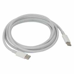 Apple Ladekabel 2m mit USB-C Steckern f&uuml;r MacBook Datenaustausch wei&szlig; - wie neu