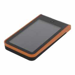 Xtorm Basalt Solar Ladeger&auml;t 3000mAh USB Powerbank Sunpower schwarz orange