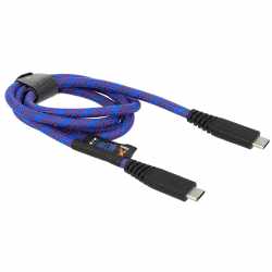 Xtorm Solid Blue USB-C auf USB-C PD Kabel 1m Handyzubeh&ouml;r blau - neu