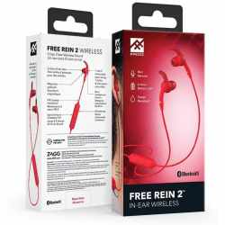 iFrogz Headset Kopfh&ouml;rer Bluetooth Earbud Sportb&uuml;gel Free Rein 2 rot