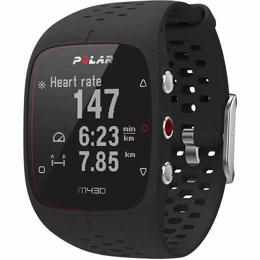 Polar M430 GPS Running Watch Multisport Laufuhr Aktivit&auml;ts Tracker schwarz - sehr gut