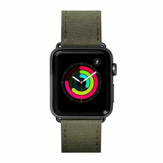 Laut  technical Nylon Armband 42/44 mm f&uuml;r Apple Watch Series 1-2-3-4 gr&uuml;n - neu