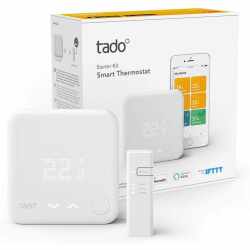 Tado Smartes Thermostat Starter Kit V3+ Heizungssteuerung Funkthermostat wei&szlig;
