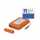 Lacie Rugged Thunderbolt Externe Tragbare Festplatte USB-C 4 TB orange - sehr gut