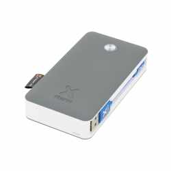 Xtorm Power Bank Travel 6000mAh Ladestation Akku USB Micro-USB Kabel grau - sehr gut