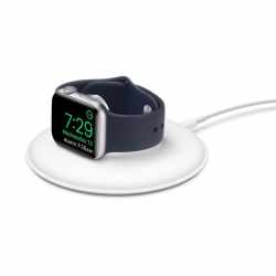 Apple Watch magnetische Ladedock Dockingstation Lightning auf USB wei&szlig; - wie neu