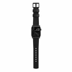NOMAD Strap Modern Apple Watch Ersatz-Lederarmband 42/44mm schwarz- sehr gut