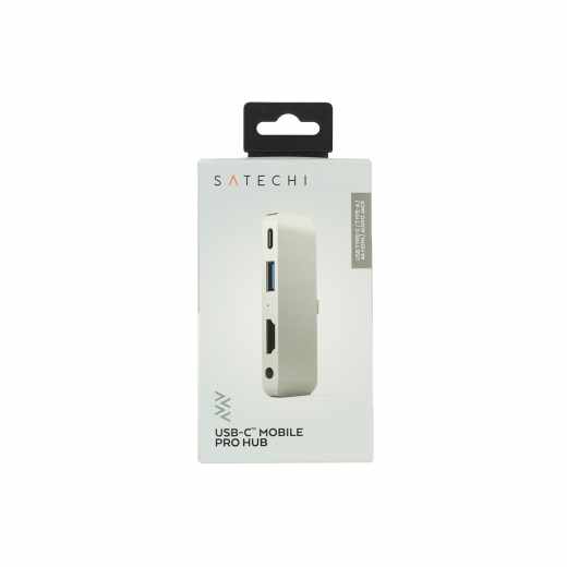 Satechi USB-C Mobile Pro Hub Adapter silber - wie neu