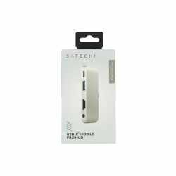 Satechi USB-C Mobile Pro Hub Adapter silber - wie neu