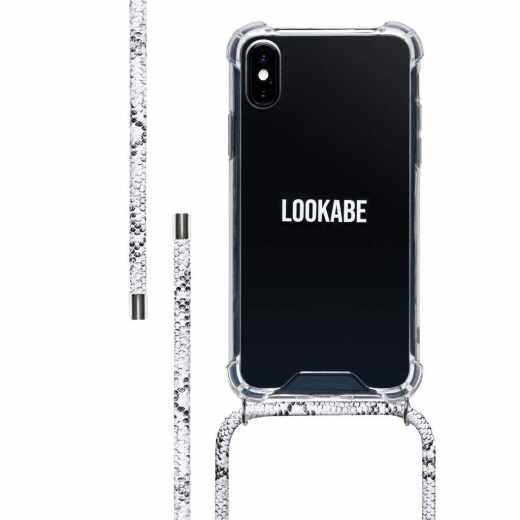 LOOKABE Necklace Case Handykette Apple iPhone XS Max snake Cover Schutz