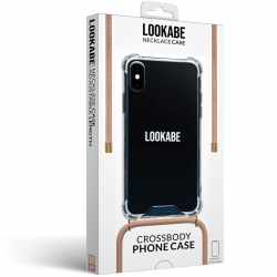 LOOKABE Necklace Case Tasche f&uuml;r iPhone 8/7 Handykette mit Handyh&uuml;lle beige