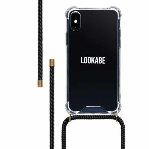 LOOKABE Necklace Case Tasche f&uuml;r iPhone XS Max Handykette mit Handyh&uuml;lle schwarz - neu