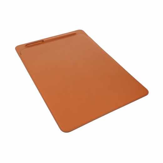 Apple Leather Sleeve iPad Pro 12,9 Zoll Lederh&uuml;lle mit Eingabestifthalter braun - sehr gut