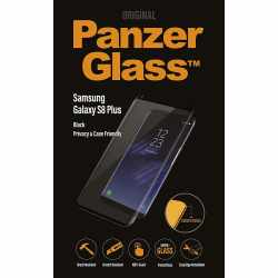 PanzerGlass Displayschutz f&uuml;r Samsung Galaxy S8Plus Case Friendly Glas schwarz - neu