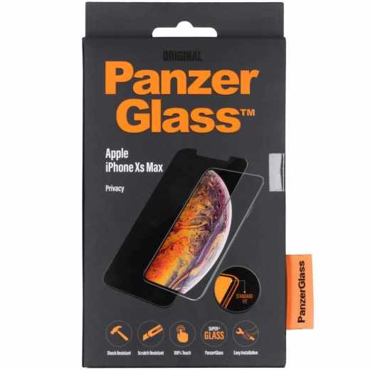 PanzerGlass Displayschutz  f&uuml;r iPhone XS Max Bildschirmschutz klar - neu