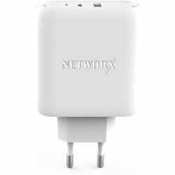 Networx USB C PD plus USB A Netzteil 42 W Netzstecker wei&szlig; - neu