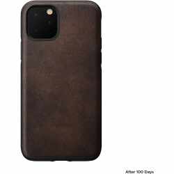 Nomad Rugged Leder Schutzh&uuml;lle iPhone 11 Pro Handy Case Handyh&uuml;lle braun