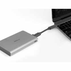 Networx USB-C Hub Lade- Datentransph&auml;re f&uuml;r Laptop Apple Mac space grau - sehr gut