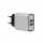 Networx Premium 2-Port USB Ladeger&auml;t f&uuml;r iPhone Netzteil Smart IC silber - sehr gut